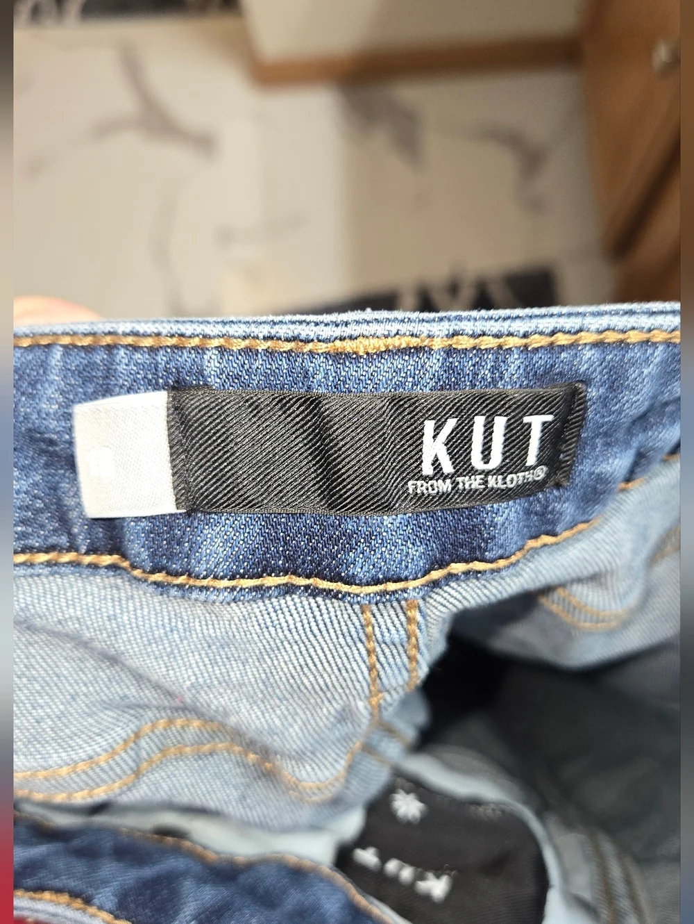 Kut from the Kloth Womens Size 18 Catherine Slim Jeans in Blue - Picture 4 of 4